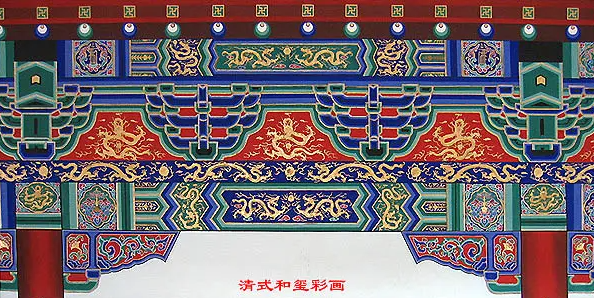 吉安中国建筑彩画装饰图案
